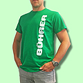 T-Shirt S grün mit Bührer Schriftzug